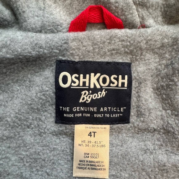 NWOT Oshkosh Bgosh Toddler Jacket - Picture 4 of 8
